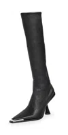 Cult Gaia Dante Boots Black In Black