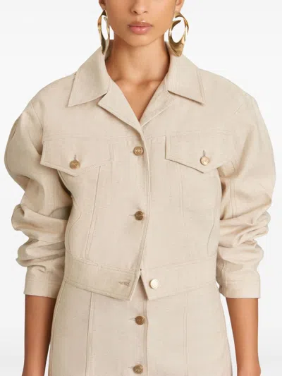Cult Gaia Daphne Jacket In Neutrals