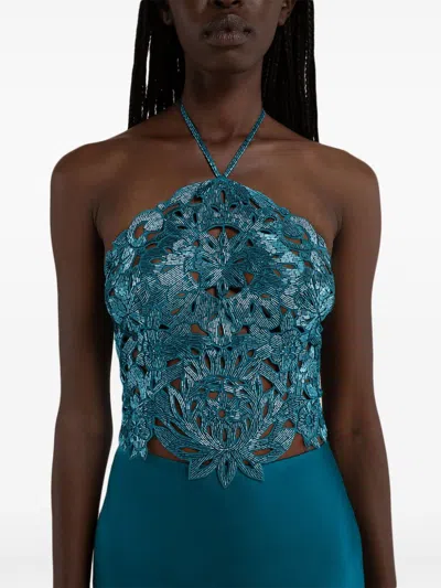 Cult Gaia Darius Top In Blue