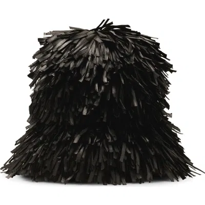 Cult Gaia Darryl Fringe Bucket Hat In Black