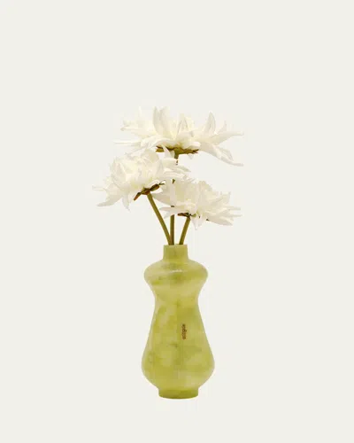 Cult Gaia Dee Dee Flower Vase Clutch Bag In Green
