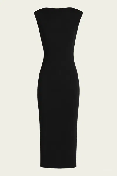 Cult Gaia Deirdra Midi Dress In Black