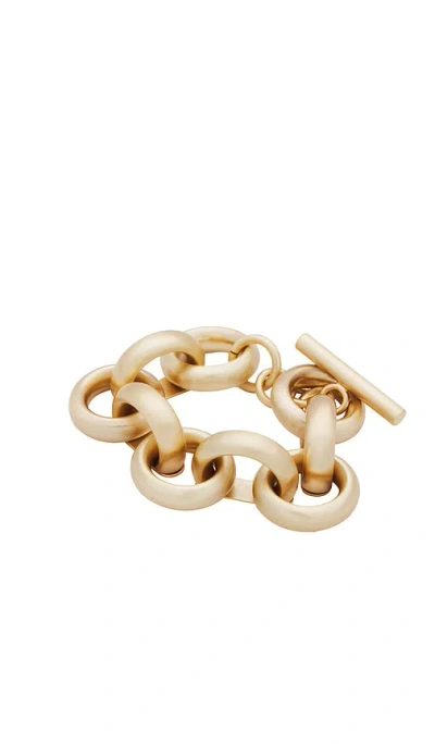 Cult Gaia Delphi Bracelet In Brushed Brass