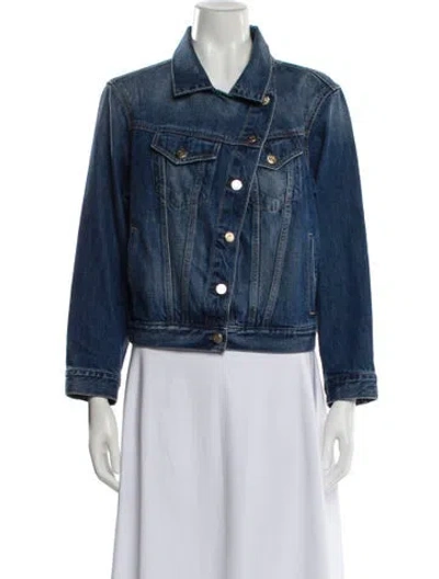 Pre-owned Cult Gaia Denim Jacket In Blue