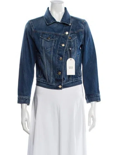 Pre-owned Cult Gaia Denim Jacket W/ Tags In Blue