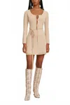 Cult Gaia Denisse Knit Skirt In Beach In Neutral