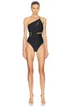Cult Gaia Desi One Piece Swimsuit In Black