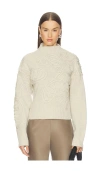 Cult Gaia Deva Knit Sweater In Neutral
