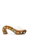 Cult Gaia Devora Sandal In Brown
