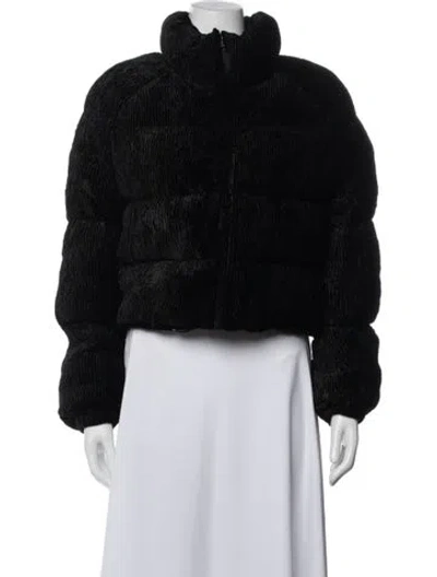 Pre-owned Cult Gaia Down Jacket In Black