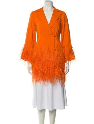 Pre-owned Cult Gaia Down Jacket In Orange