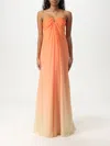 Cult Gaia Janelle Gown Ombre In Peach