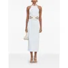 Cult Gaia Jena Knit Cutout Dress In White