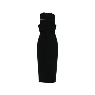 Cult Gaia Baylee Cut-out Midi Dress In Black