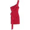 Cult Gaia Blendie Knit Dress In Merlot In Red