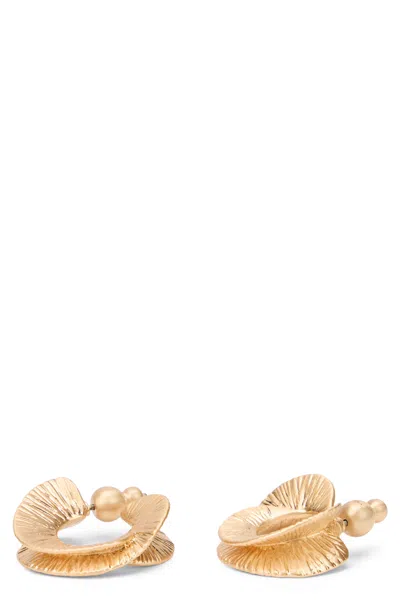 Cult Gaia Ren Mini Hoop Earring In Gold