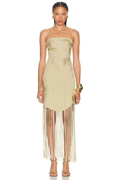 Cult Gaia Edina Dress In Green