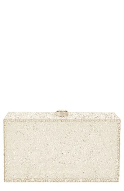 Cult Gaia Ela Embellished Clutch Bag In Clear Clear