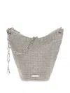 Cult Gaia Elisa Rhinestone Wristlet In 银色
