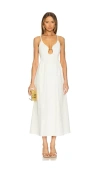 Cult Gaia Ellaria Sleeveless Maxi Dress In Off White