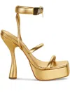 Cult Gaia Elodie Platform Sandals In Gold