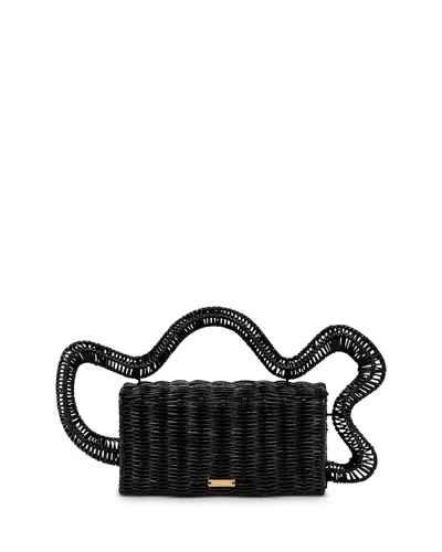 CULT GAIA ELSA RATTAN CLUTCH
