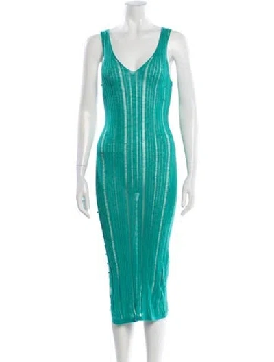 Pre-owned Cult Gaia Elsha Robe W/ Tags In Green