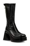 Cult Gaia Emersyn Block Heel Platform Boot In Black