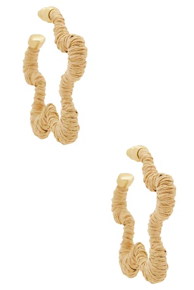 Cult Gaia Emiko Earring In Toasted Natural