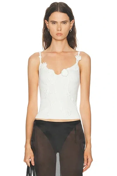 Cult Gaia Emiliana Top In White