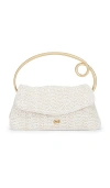 Cult Gaia Emily Top Handle Bag In 复古白