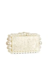 Cult Gaia Womens Ivory Eos Faux-pearl And Acrylic Clutch Bag In Ivory