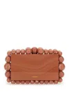 Cult Gaia Eos Beaded Acrylic Clutch Bag