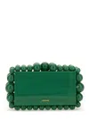 Cult Gaia Eos Beaded Acrylic Box Clutch
