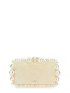 Cult Gaia Womens Ivory Eos Faux-pearl And Acrylic Clutch Bag