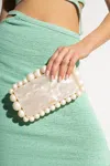 Cult Gaia Eos Clutch In Cream