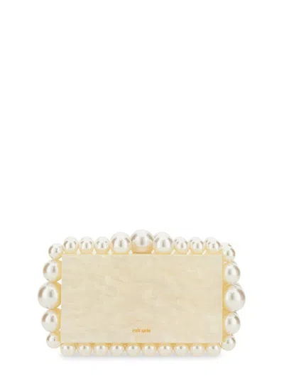 Cult Gaia Eos Clutch In Ivory