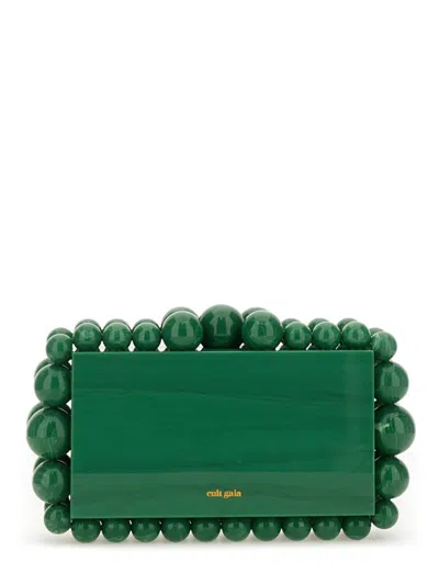 CULT GAIA CULT GAIA EOS CLUTCH WITH GLOSSY BEADED EDGING