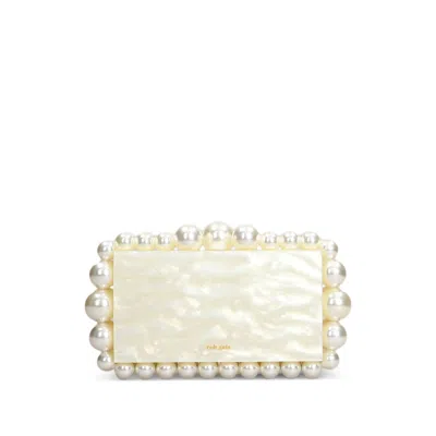 Cult Gaia Eos Studded Clutch Bag In Neutrals