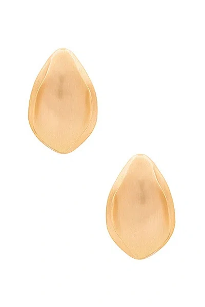 Cult Gaia Erin Earrings In Brushed Brass