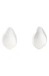 Cult Gaia Erin Stud Earrings In White