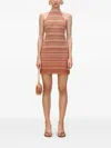 Cult Gaia Erina Knit Dress In Pink