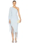 Cult Gaia Fringe-detailed One-shoulder Dress