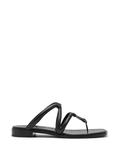 Cult Gaia Estee Sandals In Black