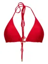 Cult Gaia Estella Bikini Top In Red