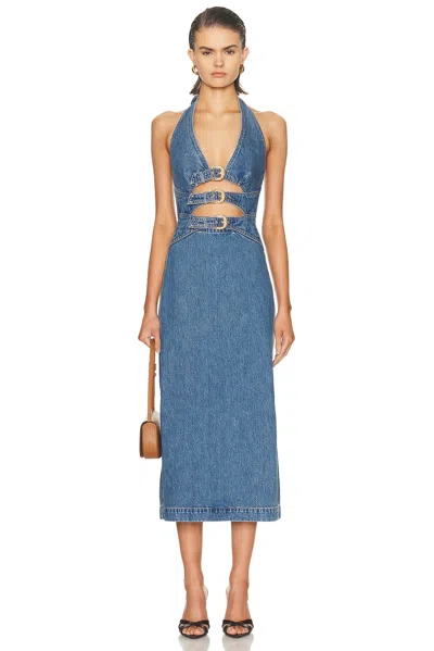 Cult Gaia Estelle Dress In Blue