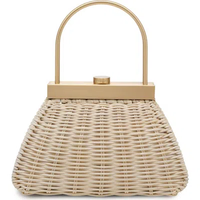 Cult Gaia Estelle Top Handle Bag In Beige