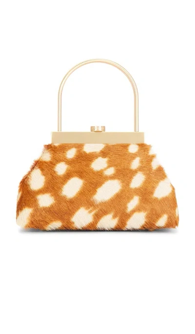 Cult Gaia Estelle Top Handle Bag In Red