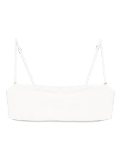 Cult Gaia Estrella Bikini Top In White