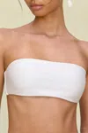 Cult Gaia Estrella Bikini Top In Off-white